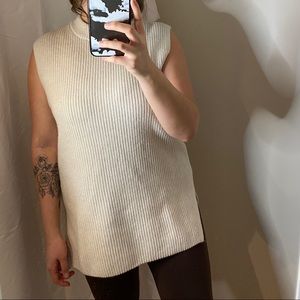 H&M Cream Knit Vest